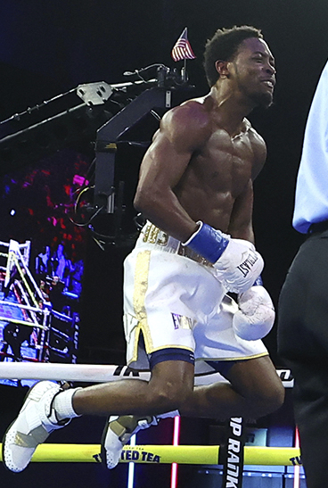 Back to business: Keyshawn Davis wins by TKO